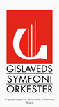 Mobile Screenshot of gislavedssymfoniorkester.se