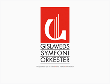 Tablet Screenshot of gislavedssymfoniorkester.se